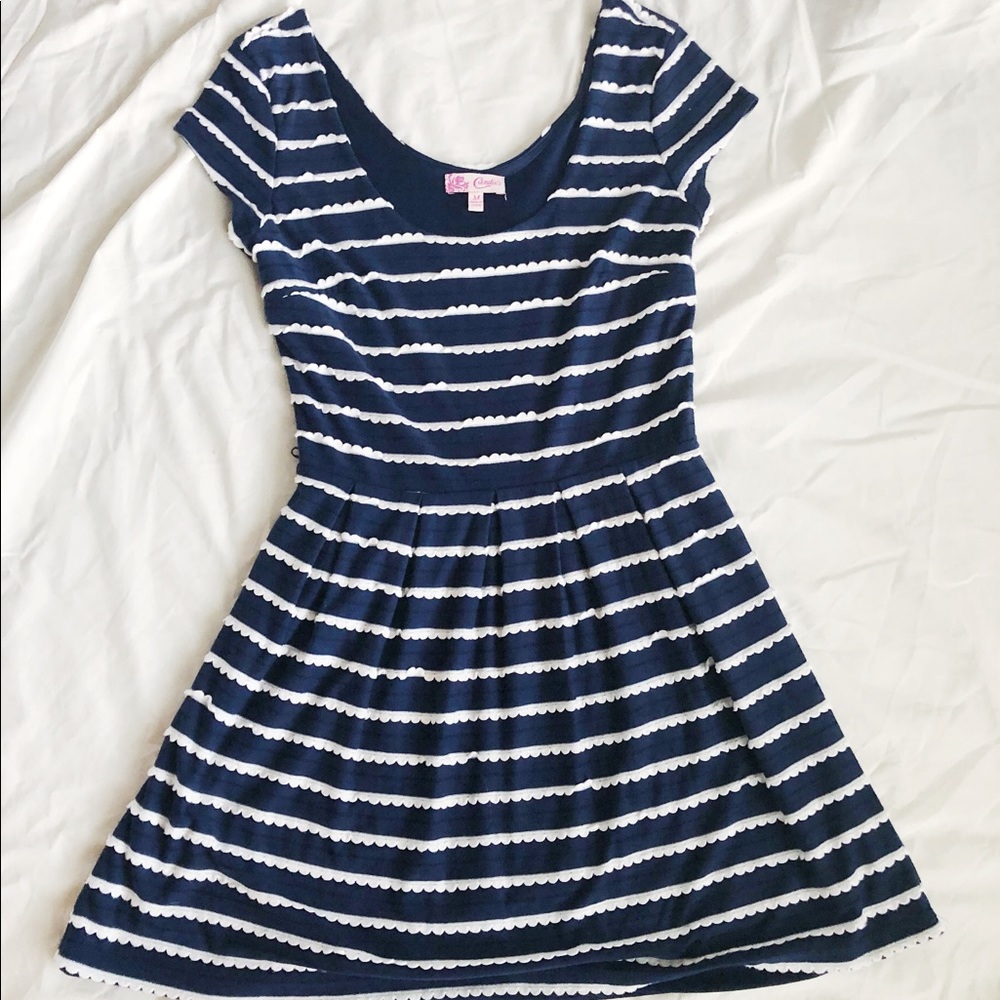 Scallop Navy Flare Dress ⚓️